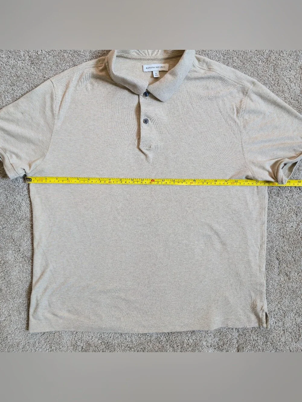 Banana Republic Luxury-Touch Polo Distressed Large